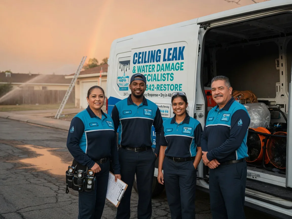 Ceiling Leak Cleanup company in Mears, MI
